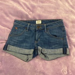 HUDSON jean shorts , size 24